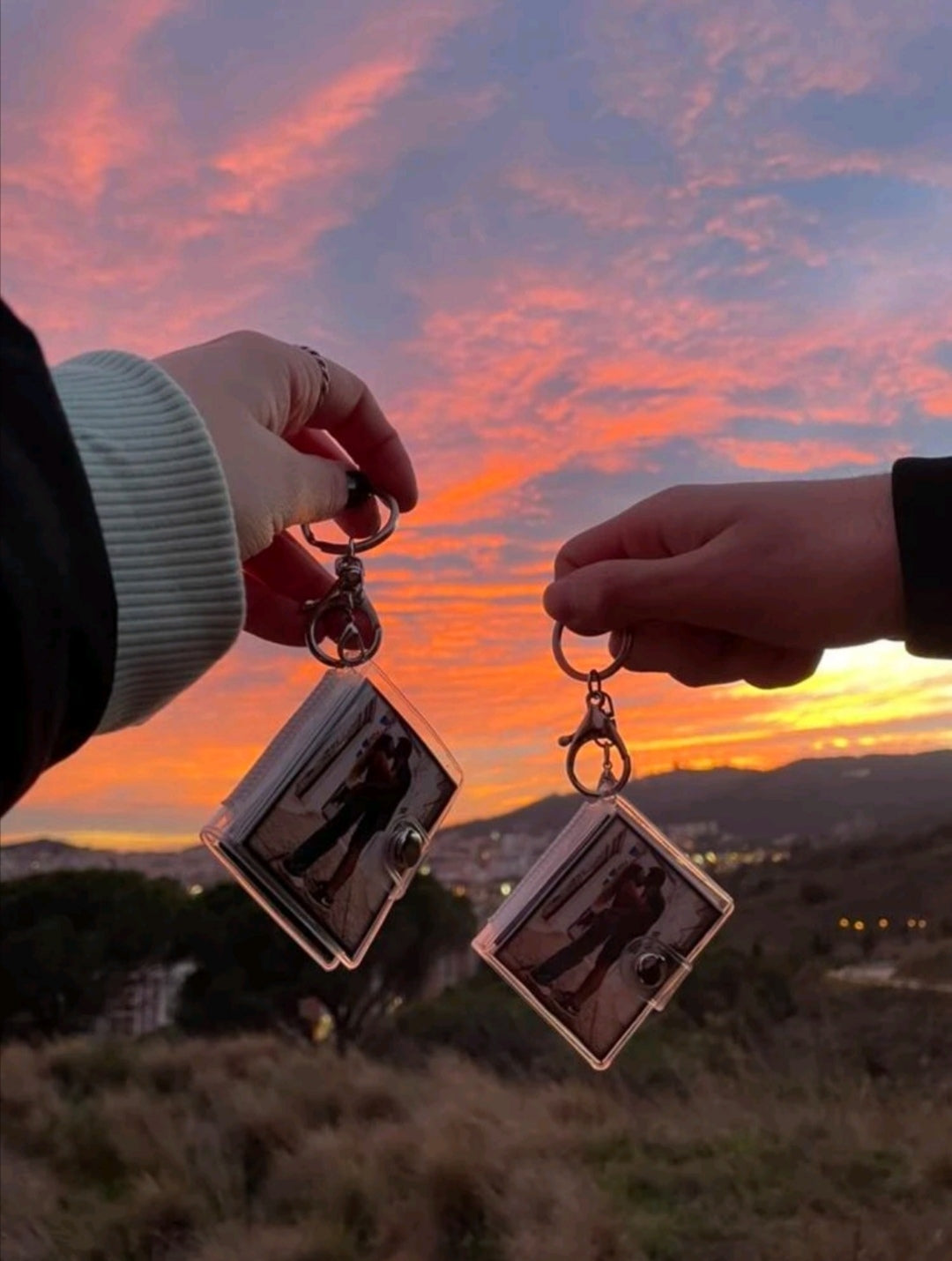 Mini Photo Album Keyring