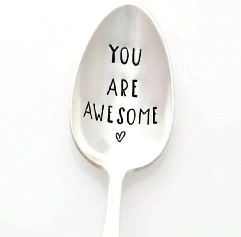 You Are Awesome Engraved Spoon