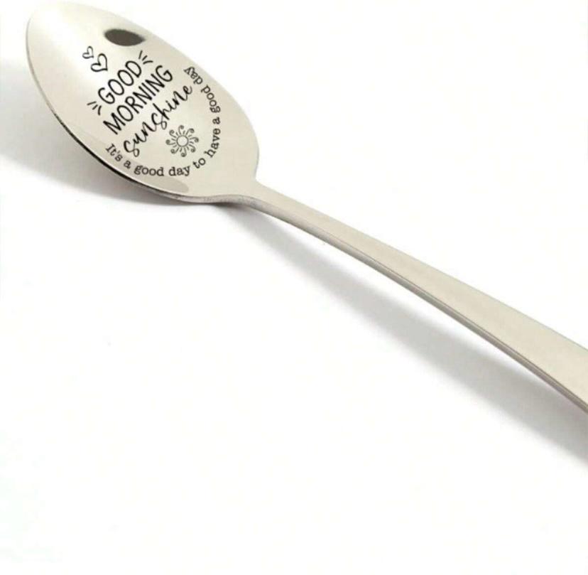Good Morning Sunshine Engraved Spoon