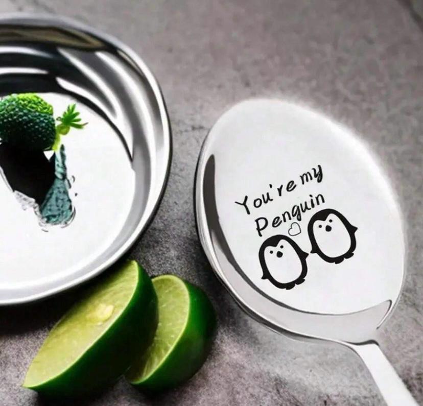 You're my penguin Engraved Spoon