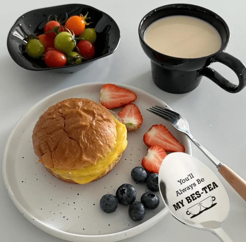 You'll always be my Bes-Tea Engraved spoon
