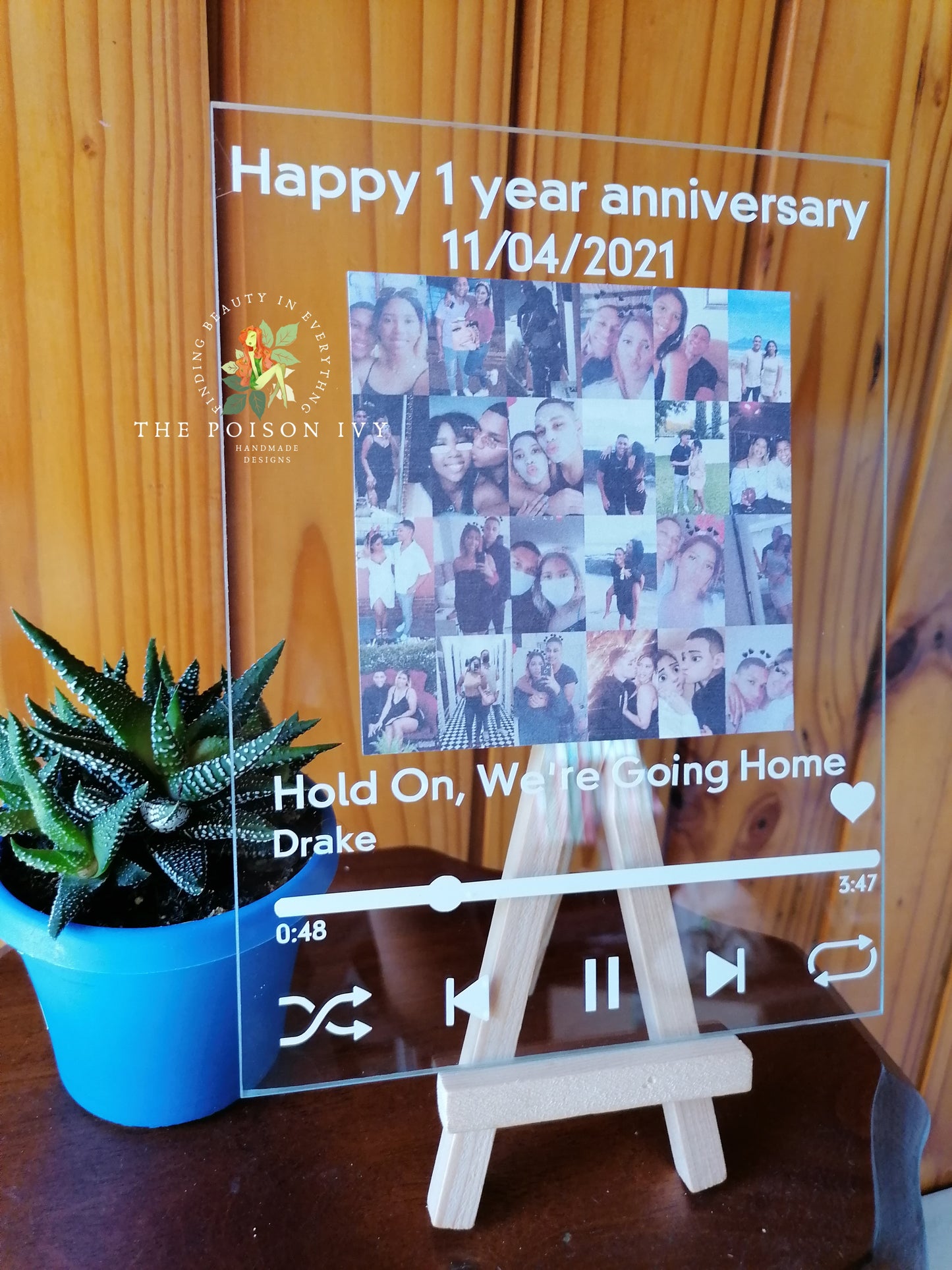 Spotify Plaque with stand