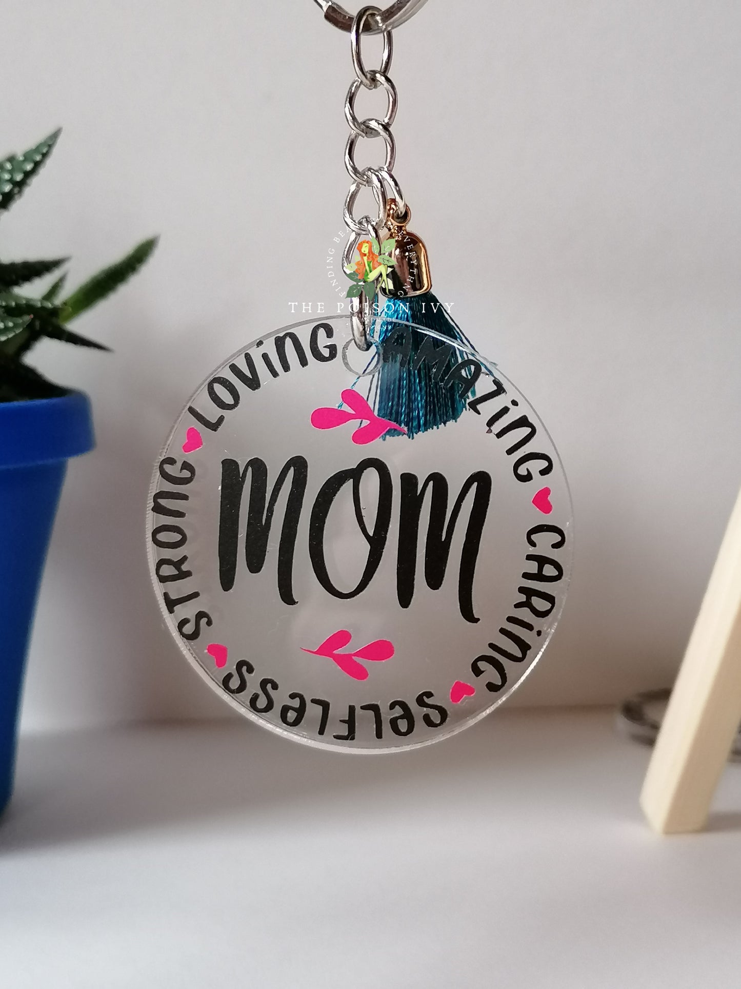 Mom Keyring