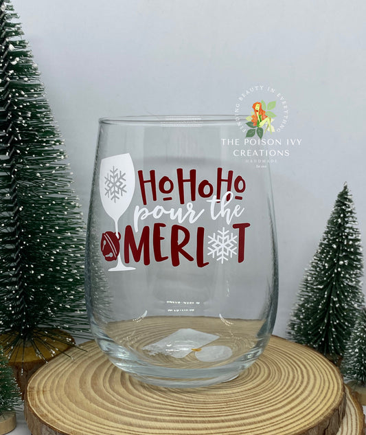 Pour the Merlot Glasses