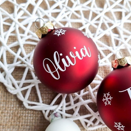 Personalized Christmas Baubles