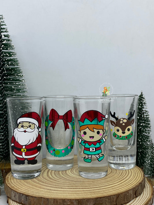 Christmas Shot Glasses