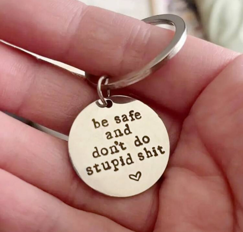 Be Safe Keyring