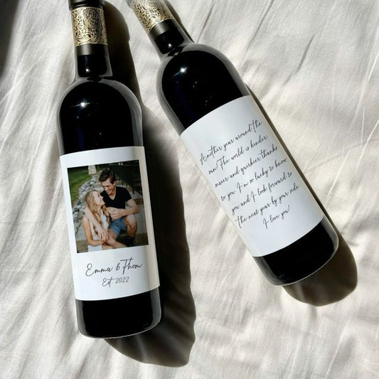 Personalized Wine Bottle