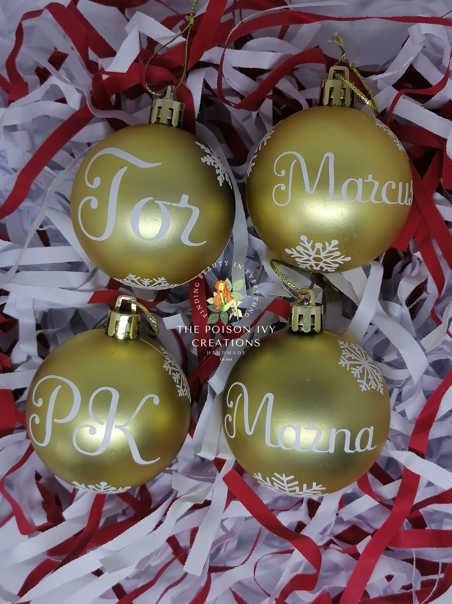 Personalized Christmas Baubles