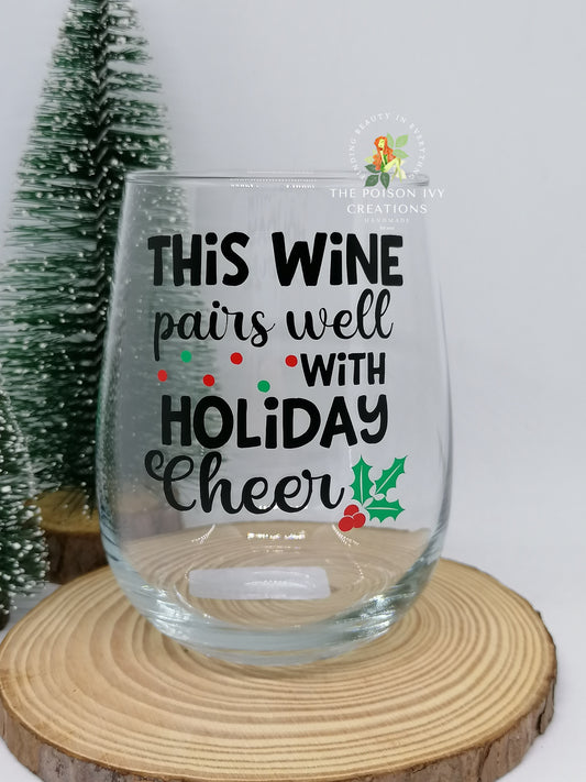 Holiday Cheer glassware