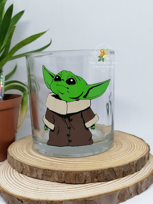 Grogu Whiskey Glass (baby yoda)