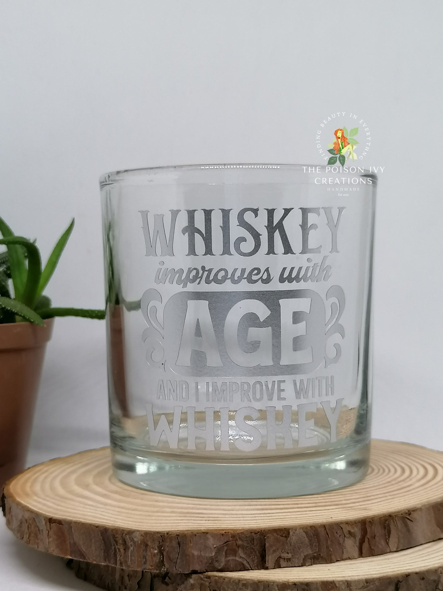 Whiskey improves Glass