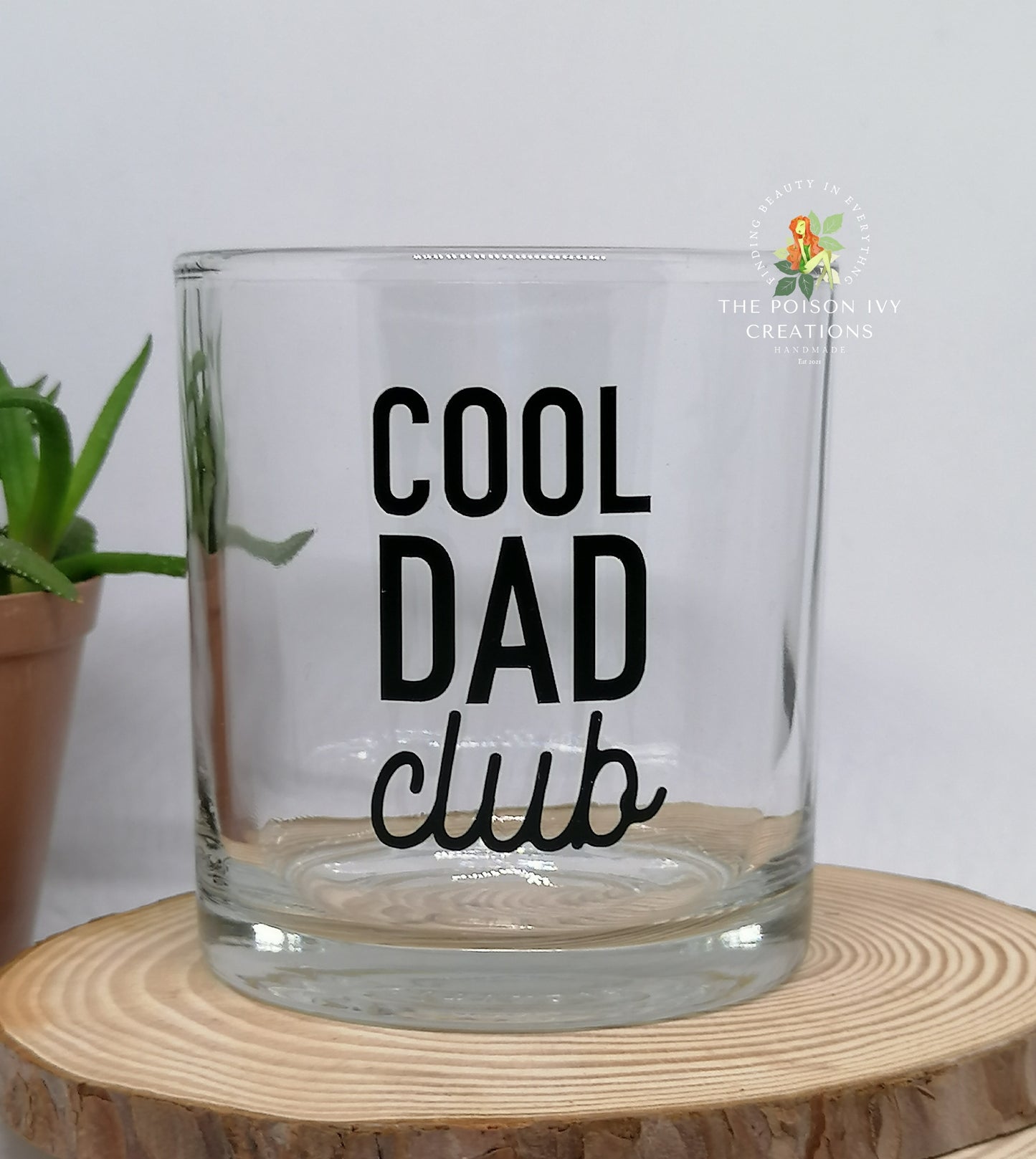 Cool Dad Club Whiskey Glass