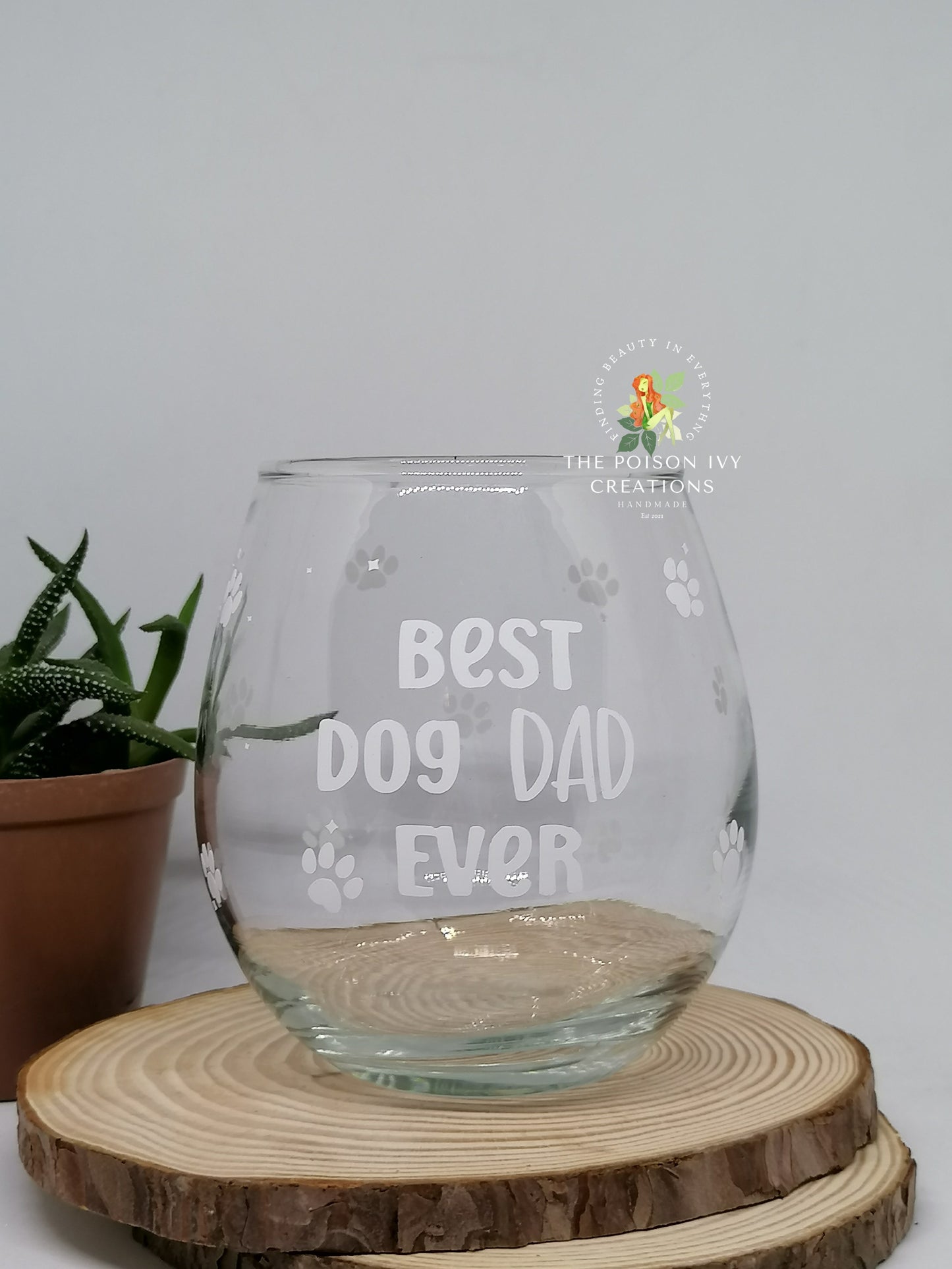 Best Dog Mom/Dad Glass