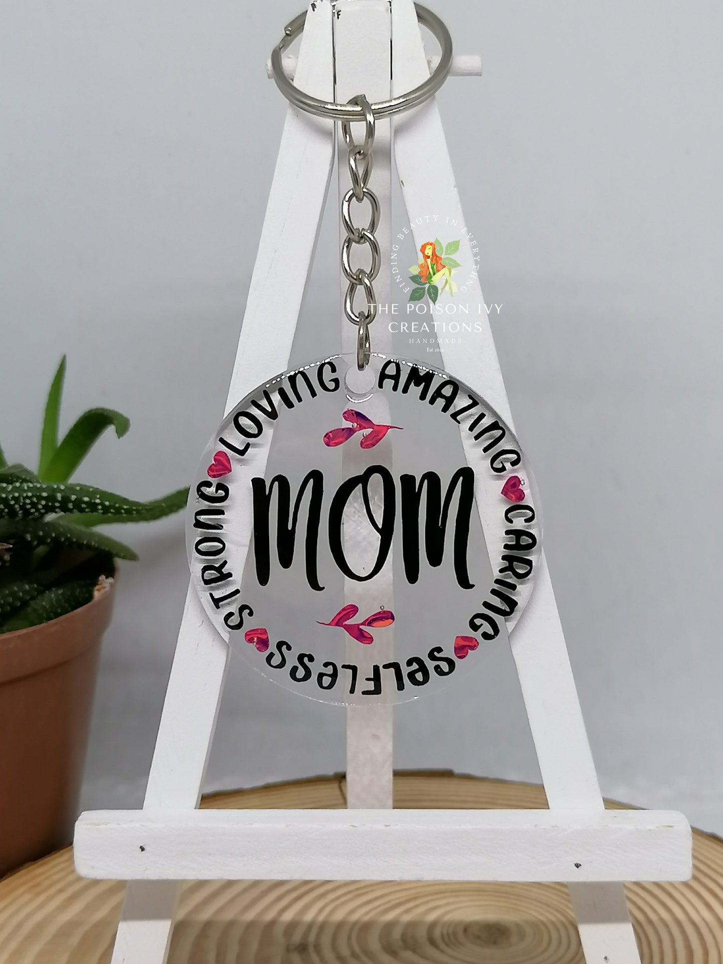 Mom Keyring