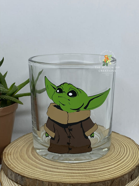 Grogu Whiskey Glass (baby yoda)