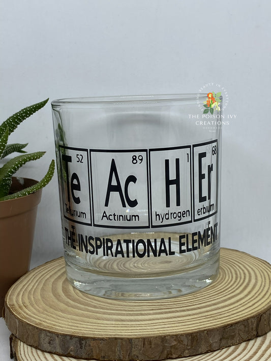 Teacher Inspirational Whiskey Glass