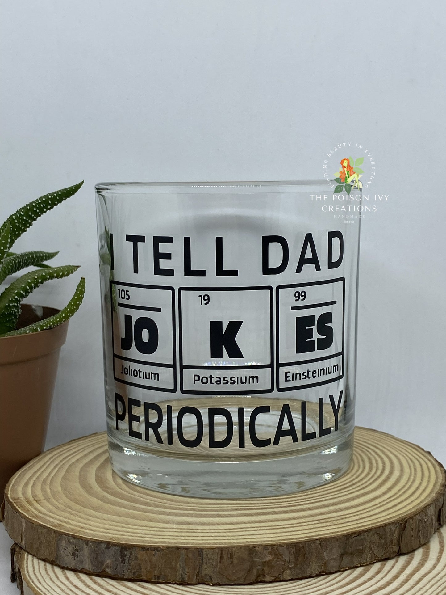 Dad Jokes Whiskey Glass