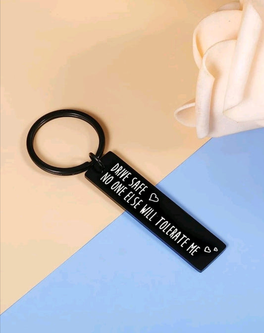 Drive Safe Keyring