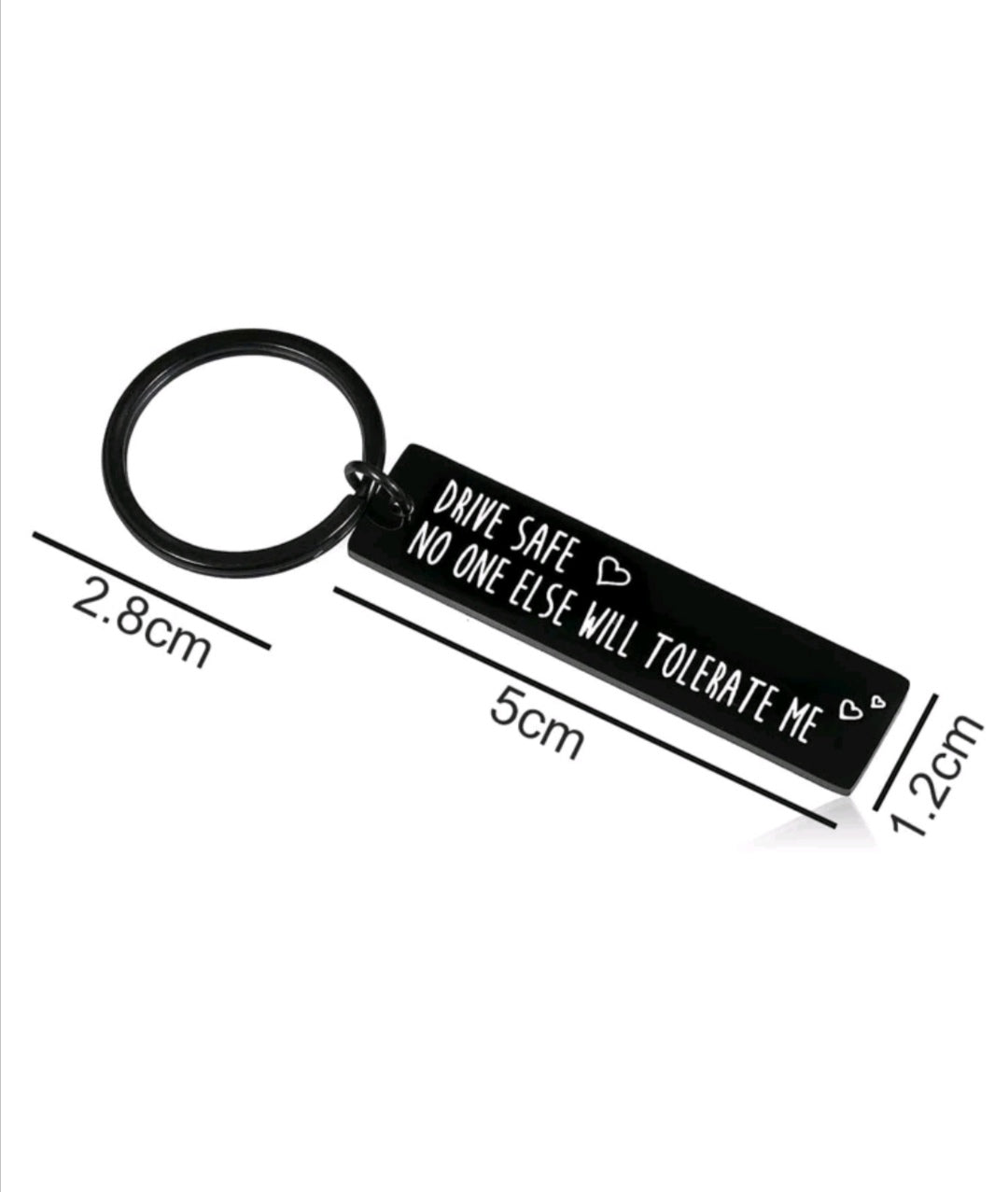 Drive Safe Keyring