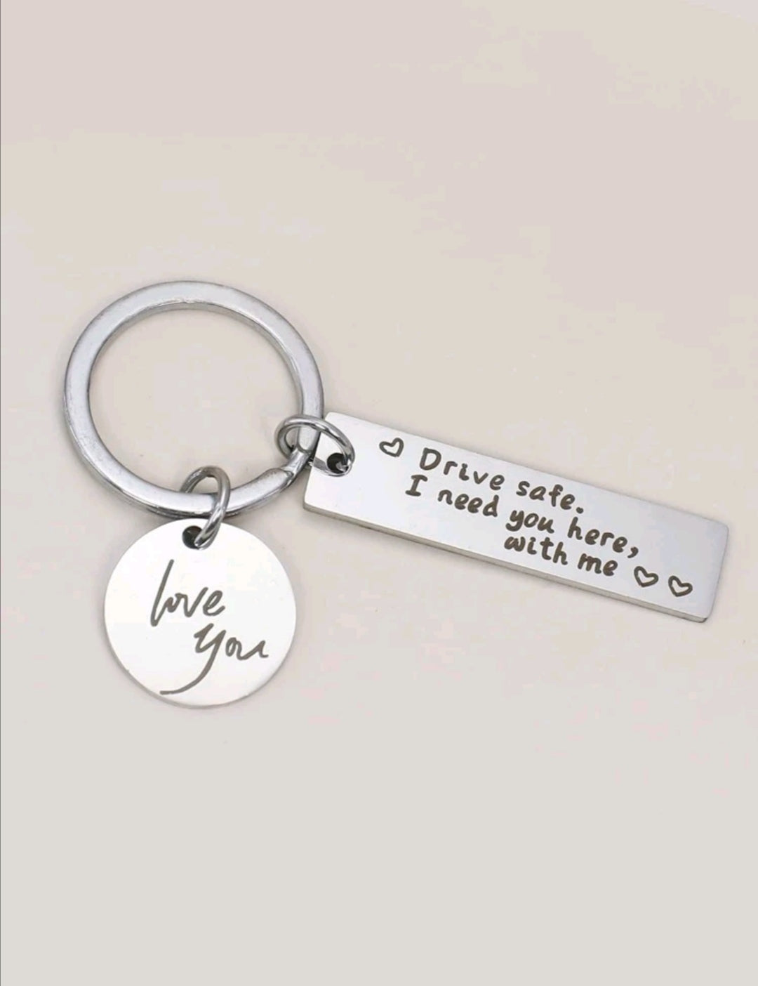 Drive Safe Keyring