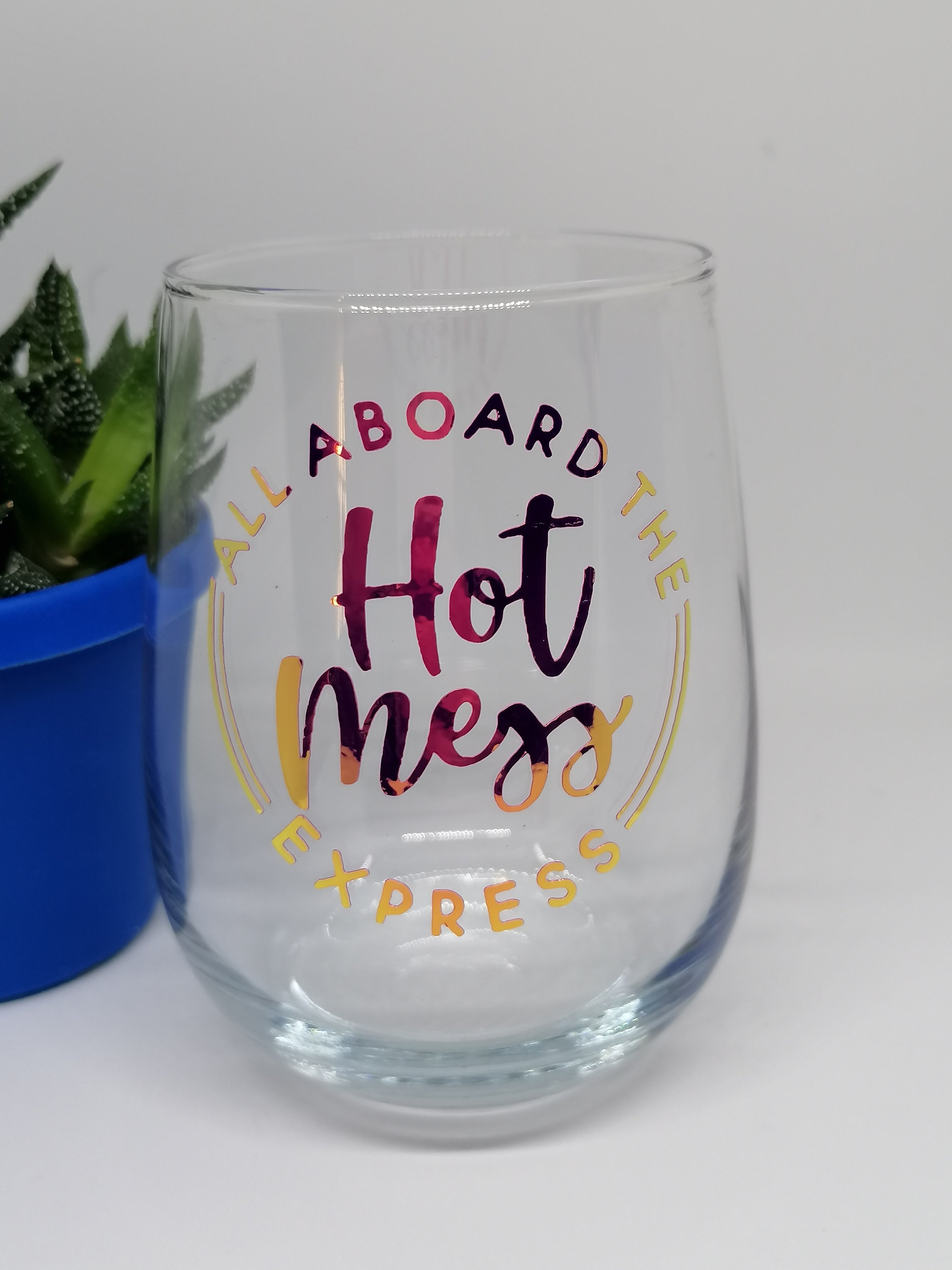 Mess Glass Hot Mess Express Glass – The Poison Ivy Creations
