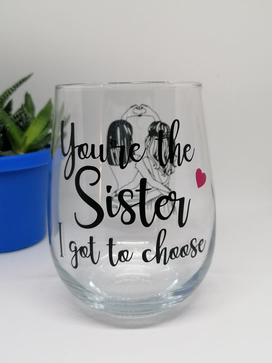 You're the sister Glass