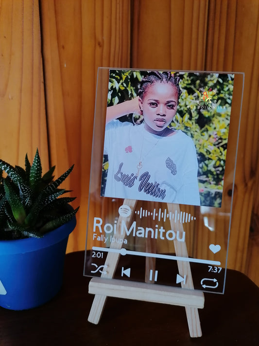 Spotify Plaque with stand