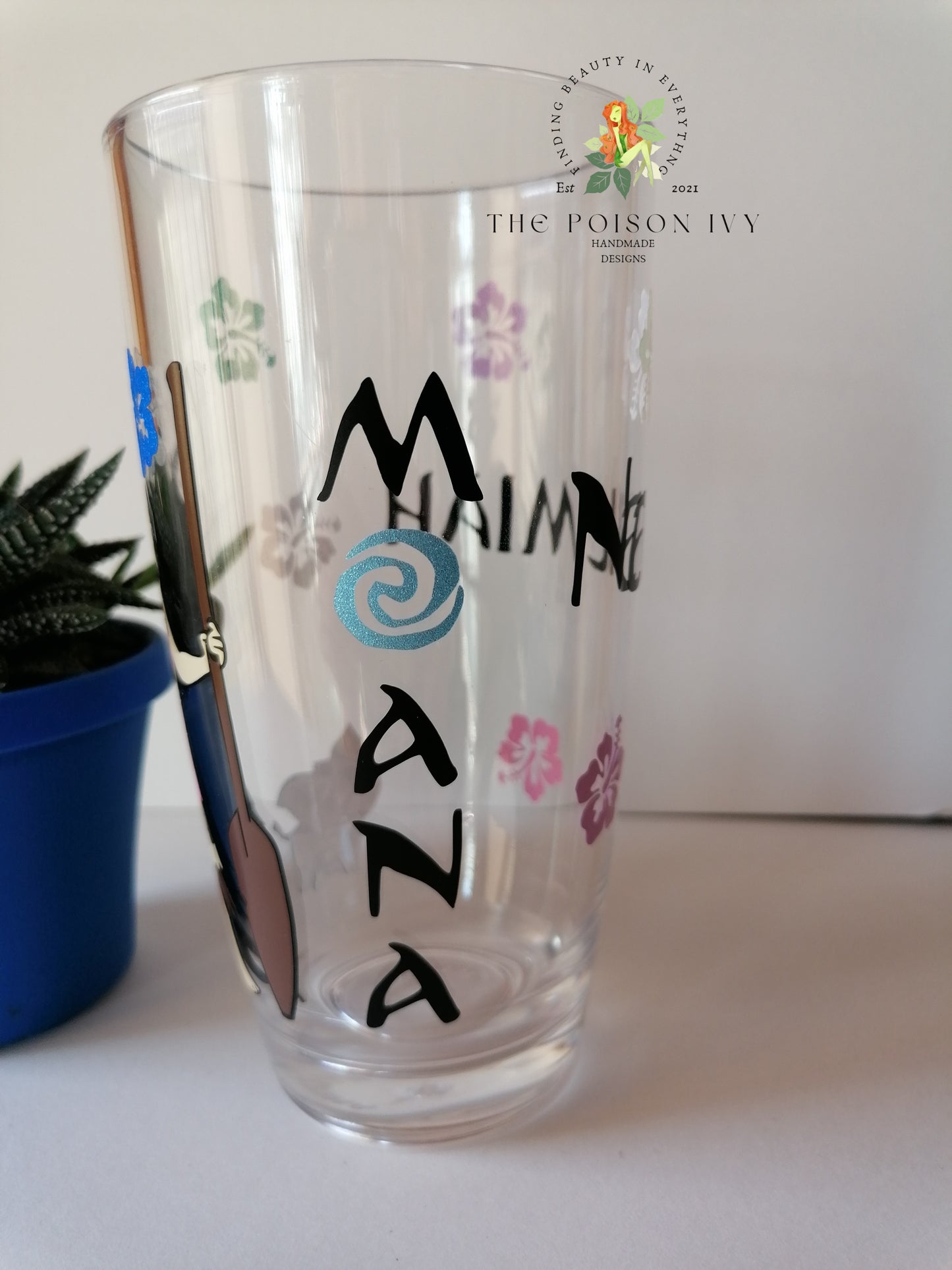 Personalized Moana Glass