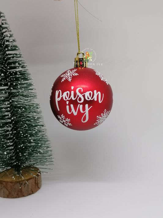 Personalized Christmas Baubles