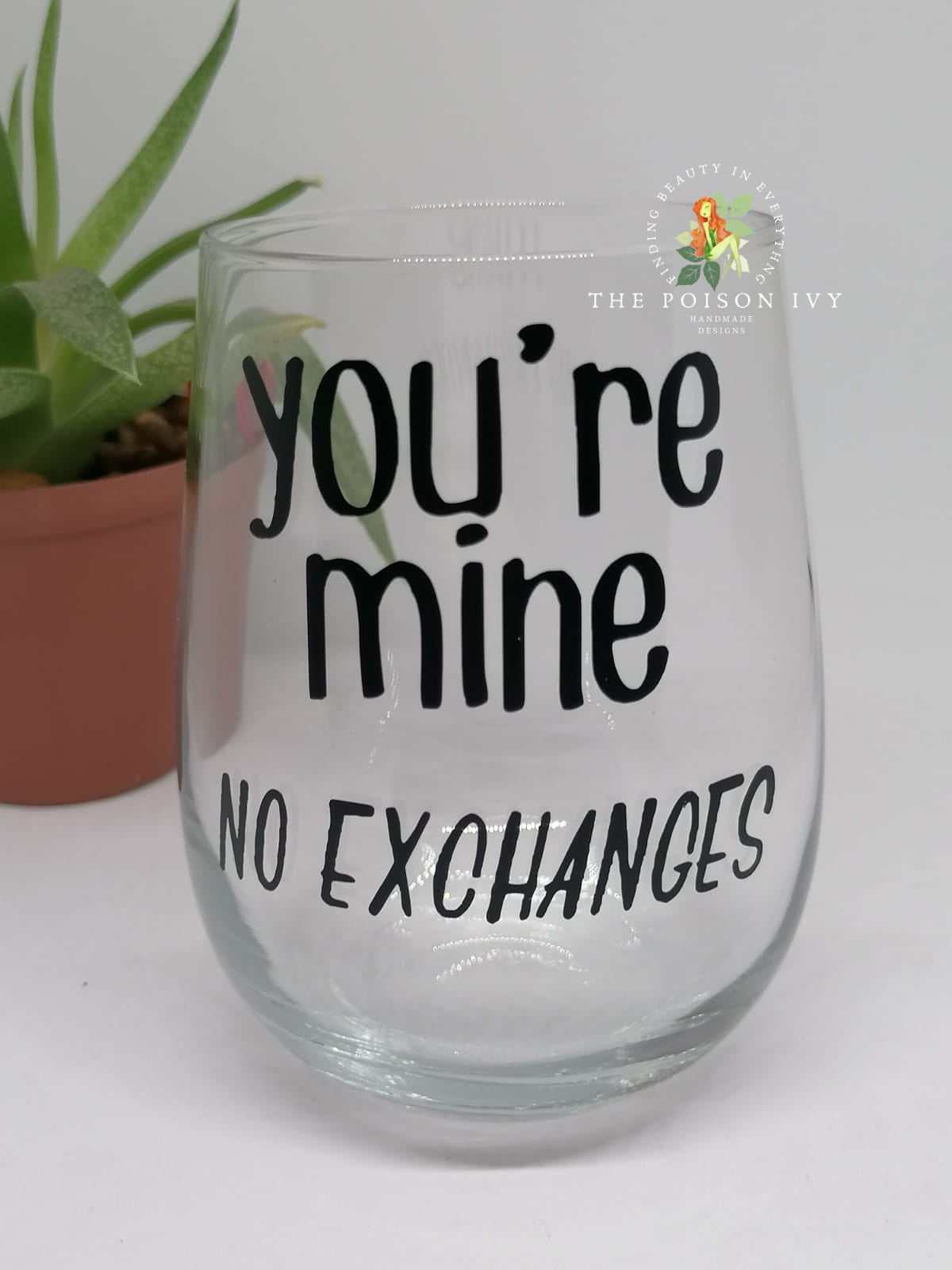 No Refunds/Exchanges Glass