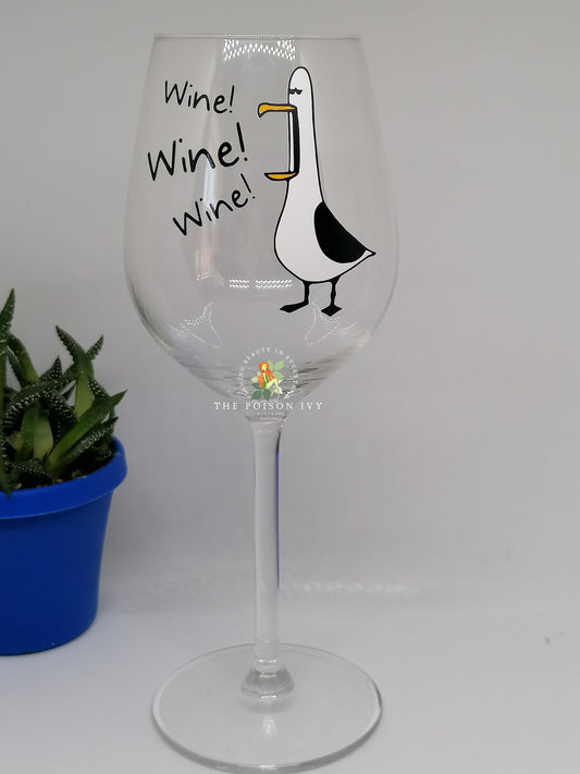 Seagull Wine Glass