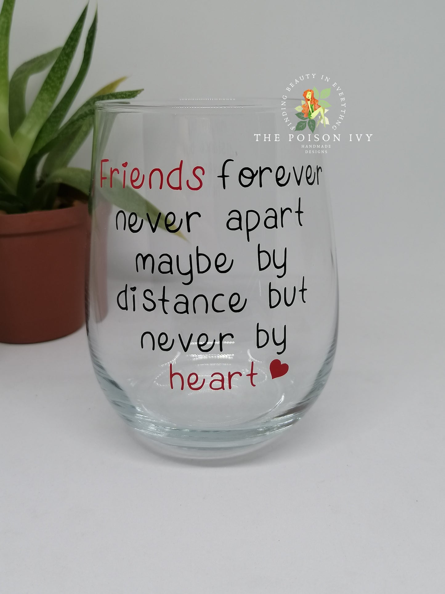 Friends Forever Glass